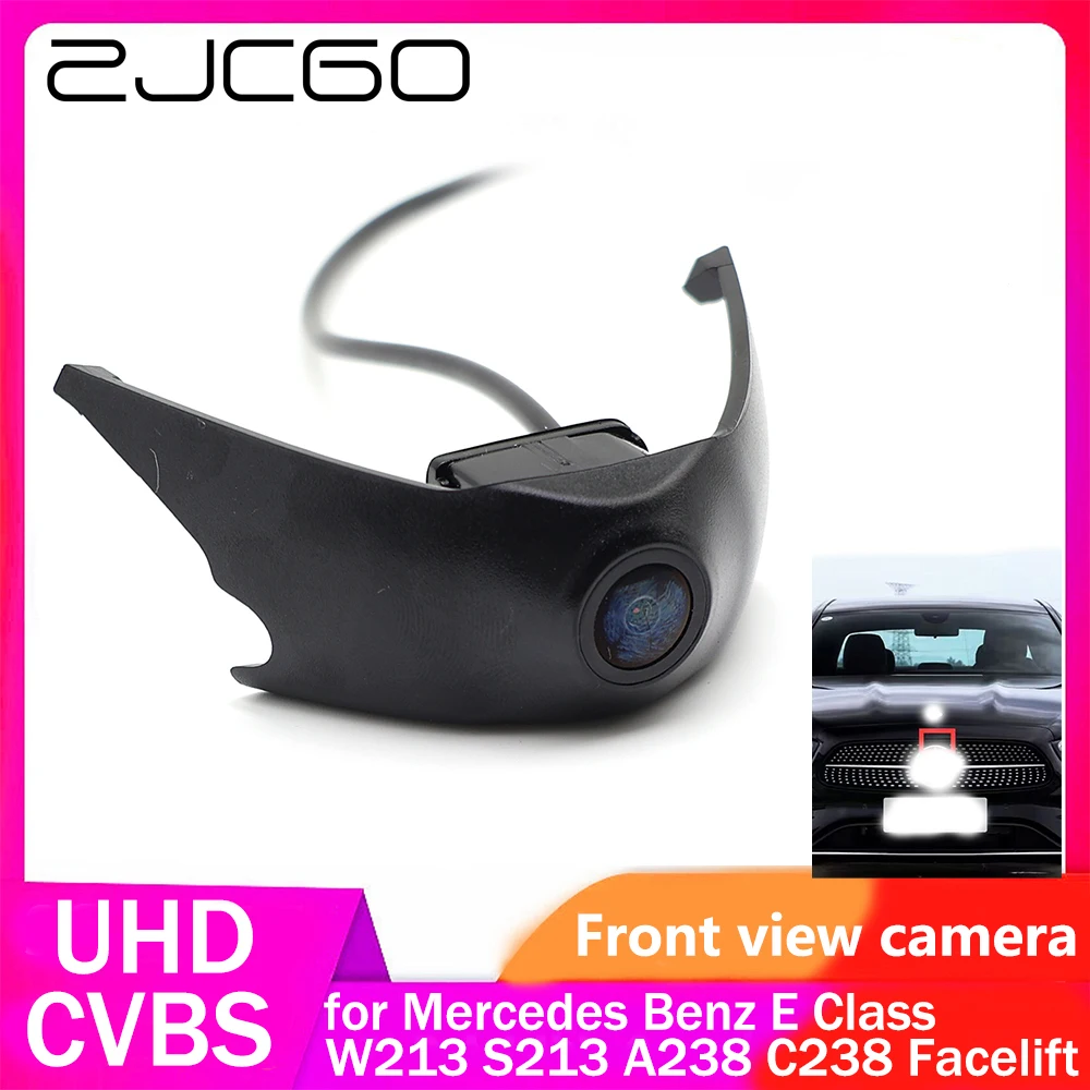 ZJCGO AHD CVBS 1080P 170° Car LOGO Parking Front View Camera for Mercedes Benz E Class W213 S213 A238 C238 Facelift 2020~2023