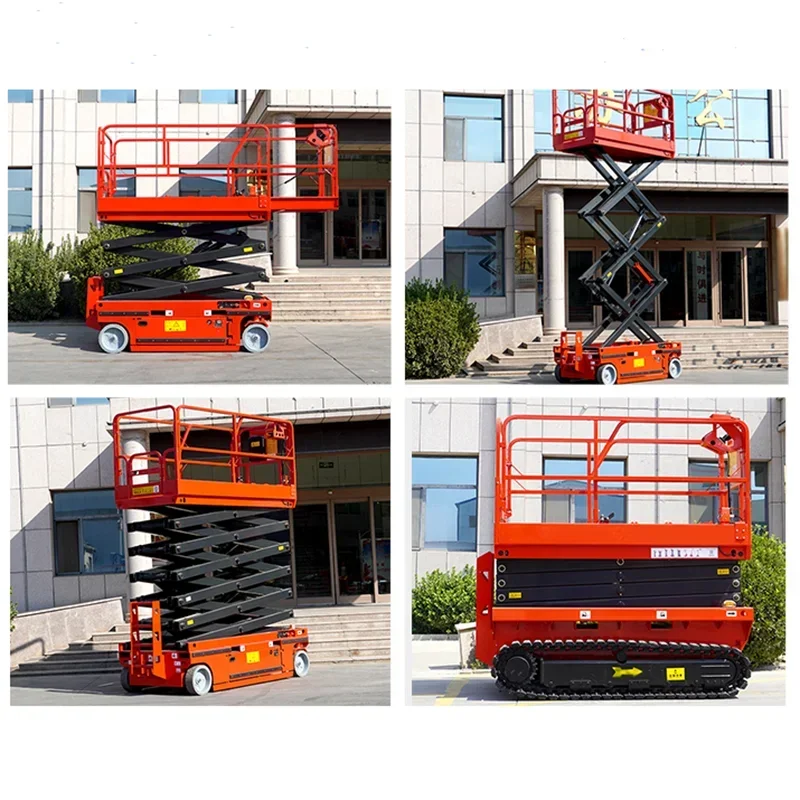 

Aerial Work Platform Lift Hydraulic Crawler Scissor Lift Platform Table 8m 12m 10m Electric Scissor Lift Tracked