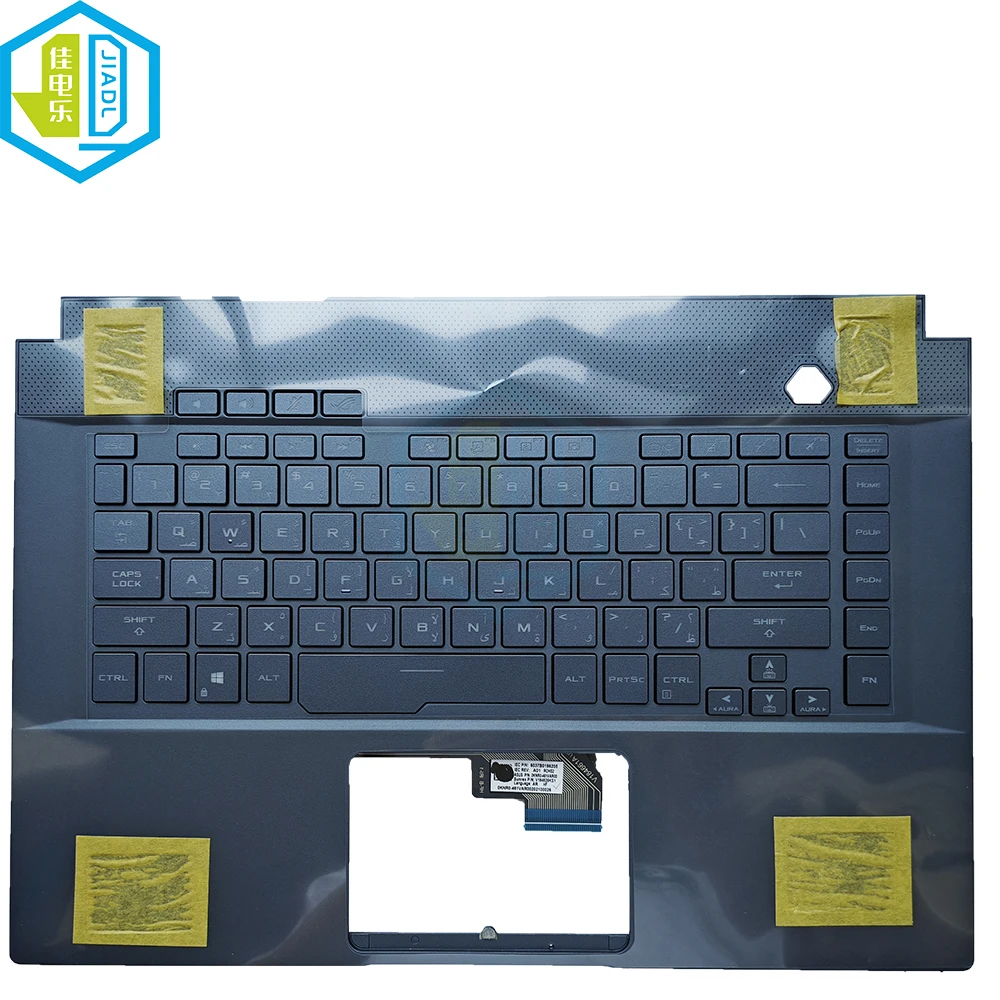 AR Arabic KR Korean NE Norwegian Laptop Palmrest RGB Backlight For ASUS GU502LW 90NR02W5-R30AR0 GU502DV 90NR02E1-R31KO1 ND1