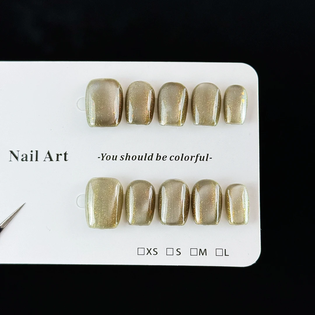 10pcs high-end Simple and elegant style, hand-painted dark g