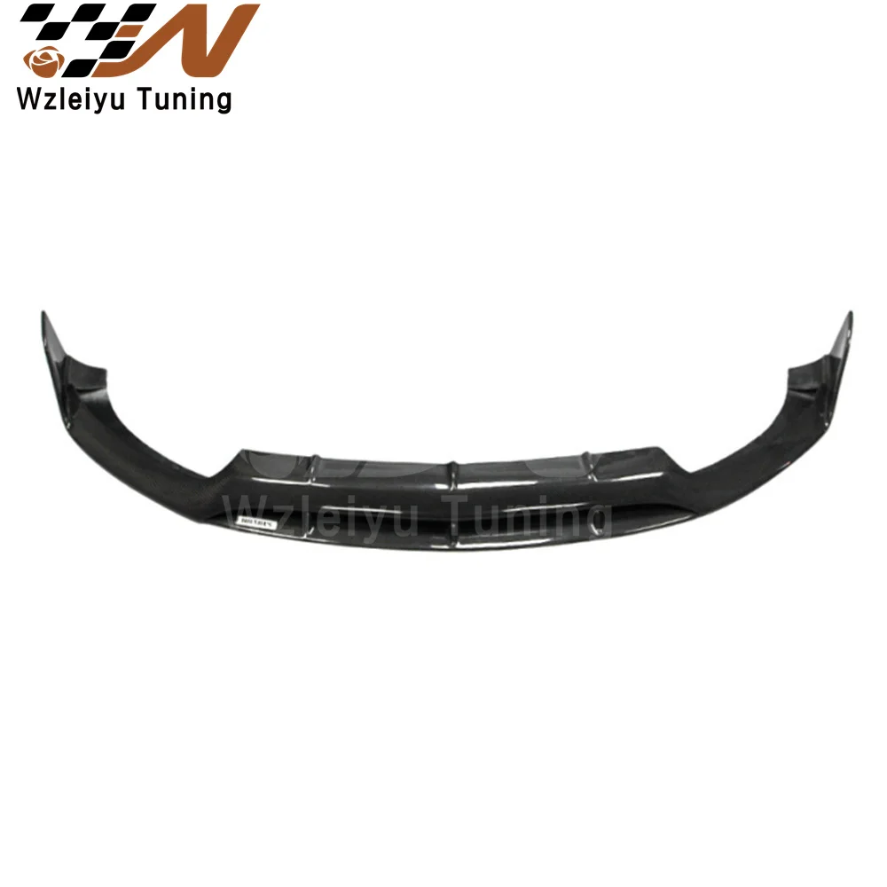 B Style Carbon Fiber Front Bumper Lip Fit For W205 C43 C260 C Class 15-23 High Quality Fitment