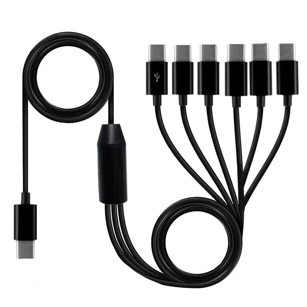 НОВЫЙ разъем типа C, разветвитель USB 2,0, универсальный кабель для синхронизации данных, Y-разъем, подключение нескольких устройств