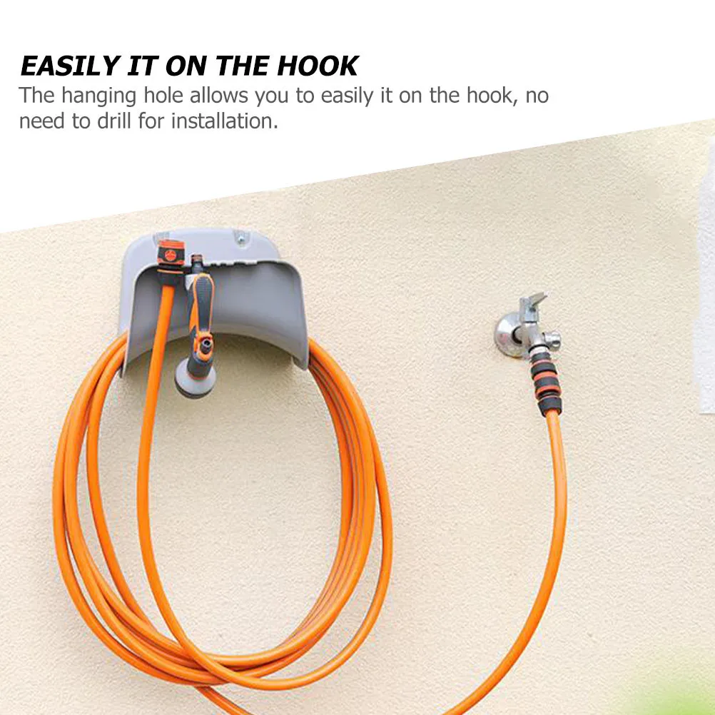 Garden Hose Rack Wall Mount Holder Stand Hanger Stands for outside Hangers Holders