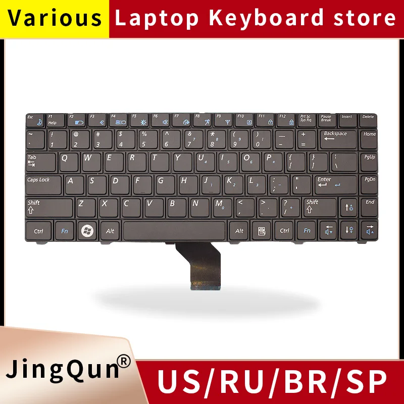 Replacement US/RU Laptop Keyboard For Samsung NP-R522 NP-R520 R518 R520 R522 R550 R513 R515 R450 R522H Notebook keyboard