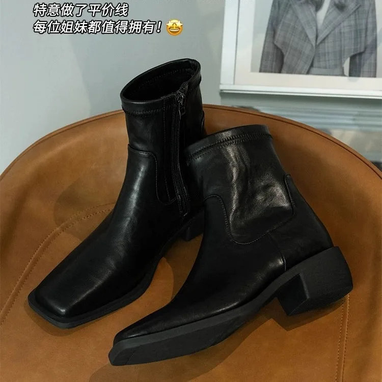women's-boots-commuting-versatile-square-head-coarse-heel-chelsea-short-boots-high-heels-bare-boots-female
