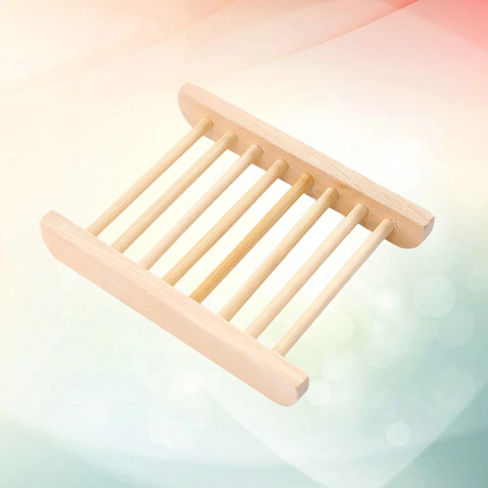 حامل تجفيف أطباق الصابون الخشبي للحمام، تصميم مدمج يناسب أي مساحة مثالية لتخزين الصابون الدائري أثناء السفر في صالة الألعاب الرياضية