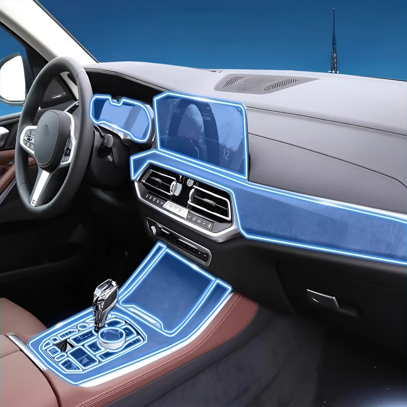

FOR BMWX5/L with camera 19-22 Interior Dashboard Multimedia Navigation Transparent Anti-Scratch Protection Film Modification FOR
