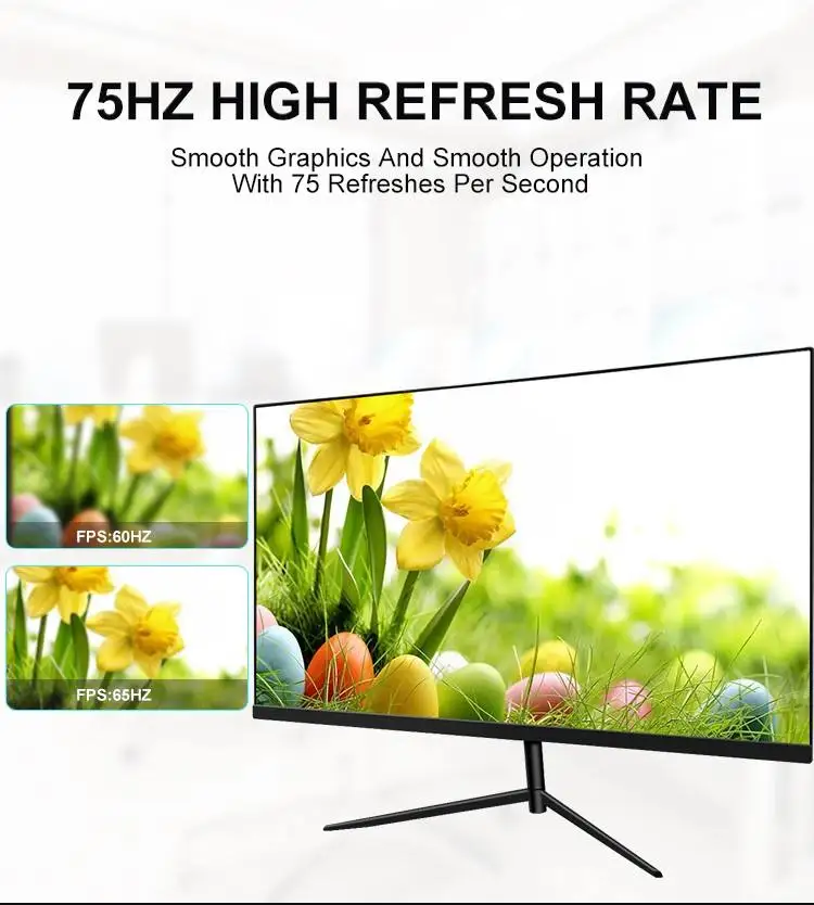 23.8 inch Desktop Computer lcd touch screen led display screen gaming monitors studio speaker advertising laptop extender