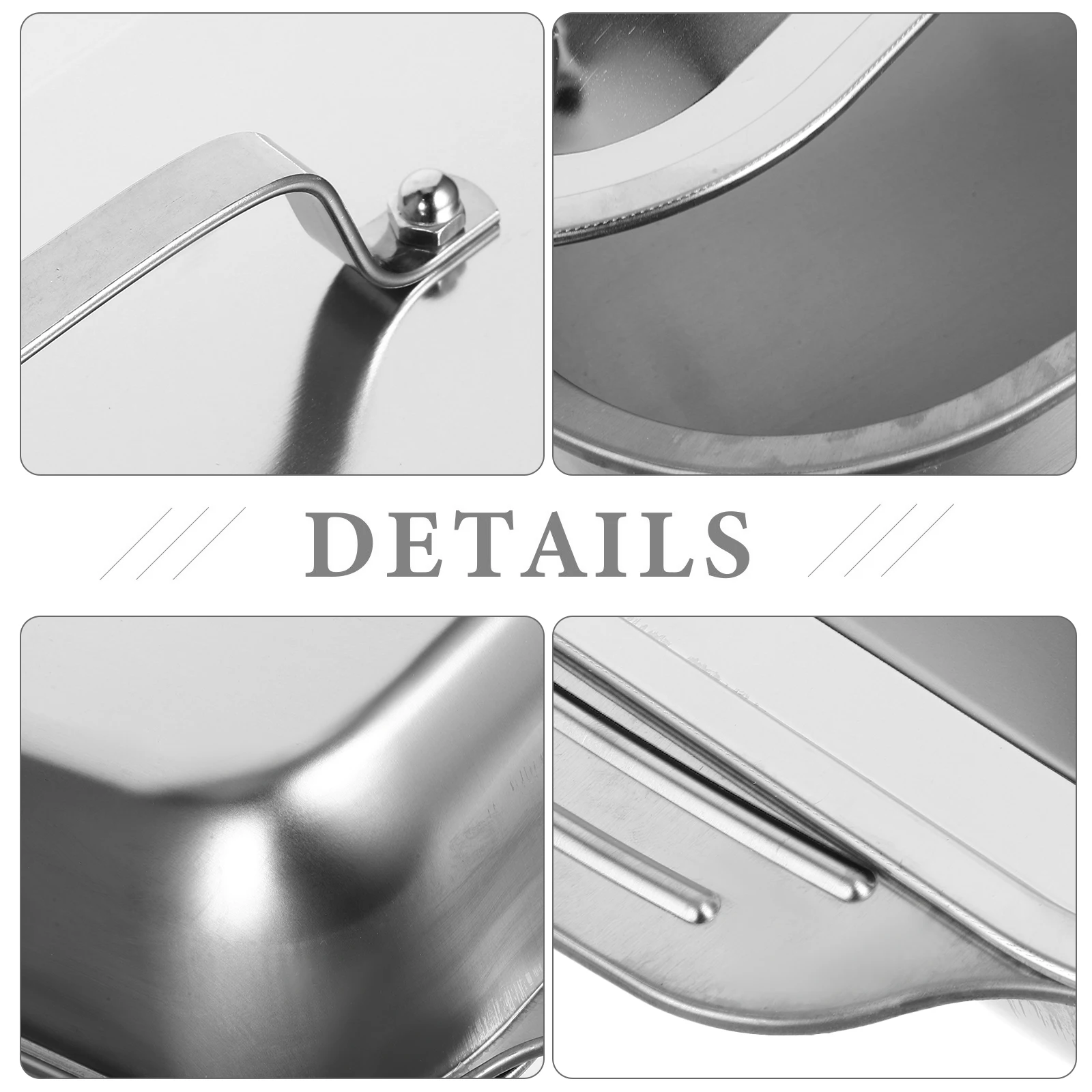 

1 Set Stainless Steel Fish Grilling Pan Rectangular Roasting Tray Bbq Plate Seafood Serving Tray Portable Metal Cooking Dish