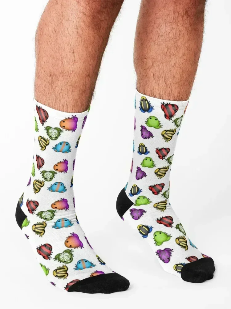 Pocket Frogs Pattern Eight Socks Sports essential ankle cool Socks For Women Men's