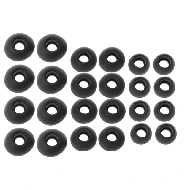 12 Paar (S/M/L) weiche Silikon-Ohrstöpsel für Kopfhörer mit einem Innendurchmesser von 4,5 mm, Ohrpolster, Abdeckungen, Kopfhörer-Ersatzteile – Detail 2
