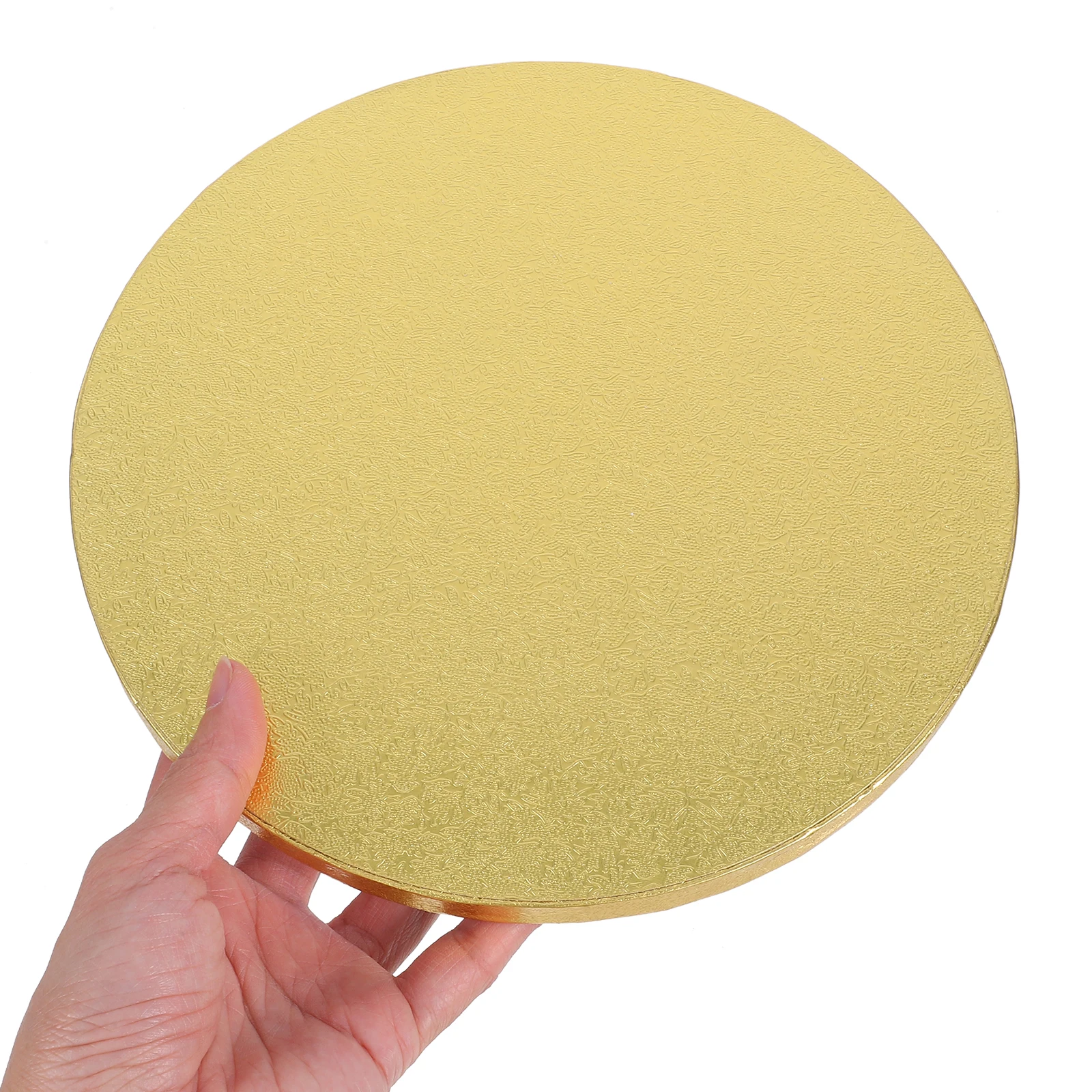 

4pcs Thickened Cake Board Holder 8 Inch Black Bakery Supplies Multi Function Cake Drum Replacement Sturdy Decorative