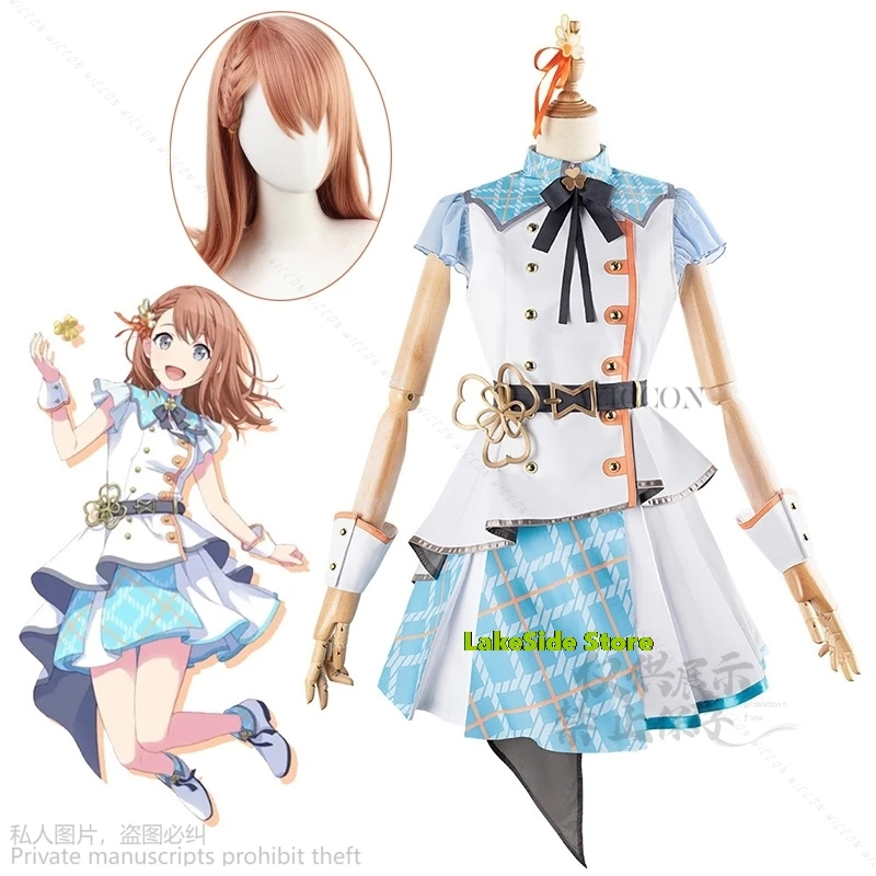 

Костюм для косплея аниме Project Sekai MORE JUMP, костюм для косплея Hanasato Minori, идол, Лолита, косплей, форма для ролевых игр, Женский костюм для девушек