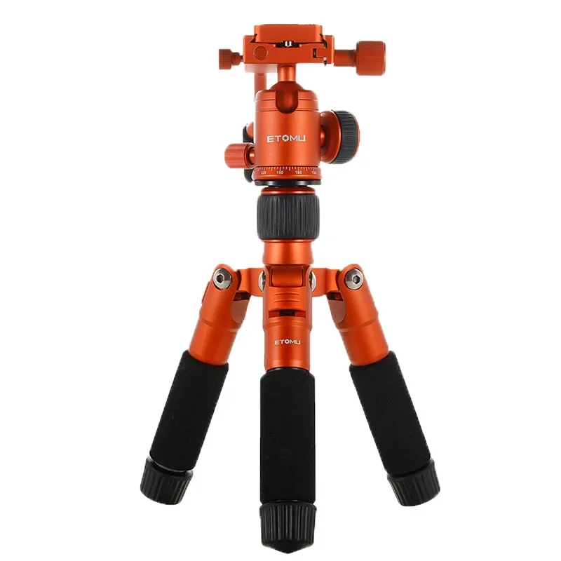 Aluminum Alloy Mini Tripod Ball Head Digital SLR Camera Desktop Stand Portable Desktop Phone Tripod Stand Camera Tripod