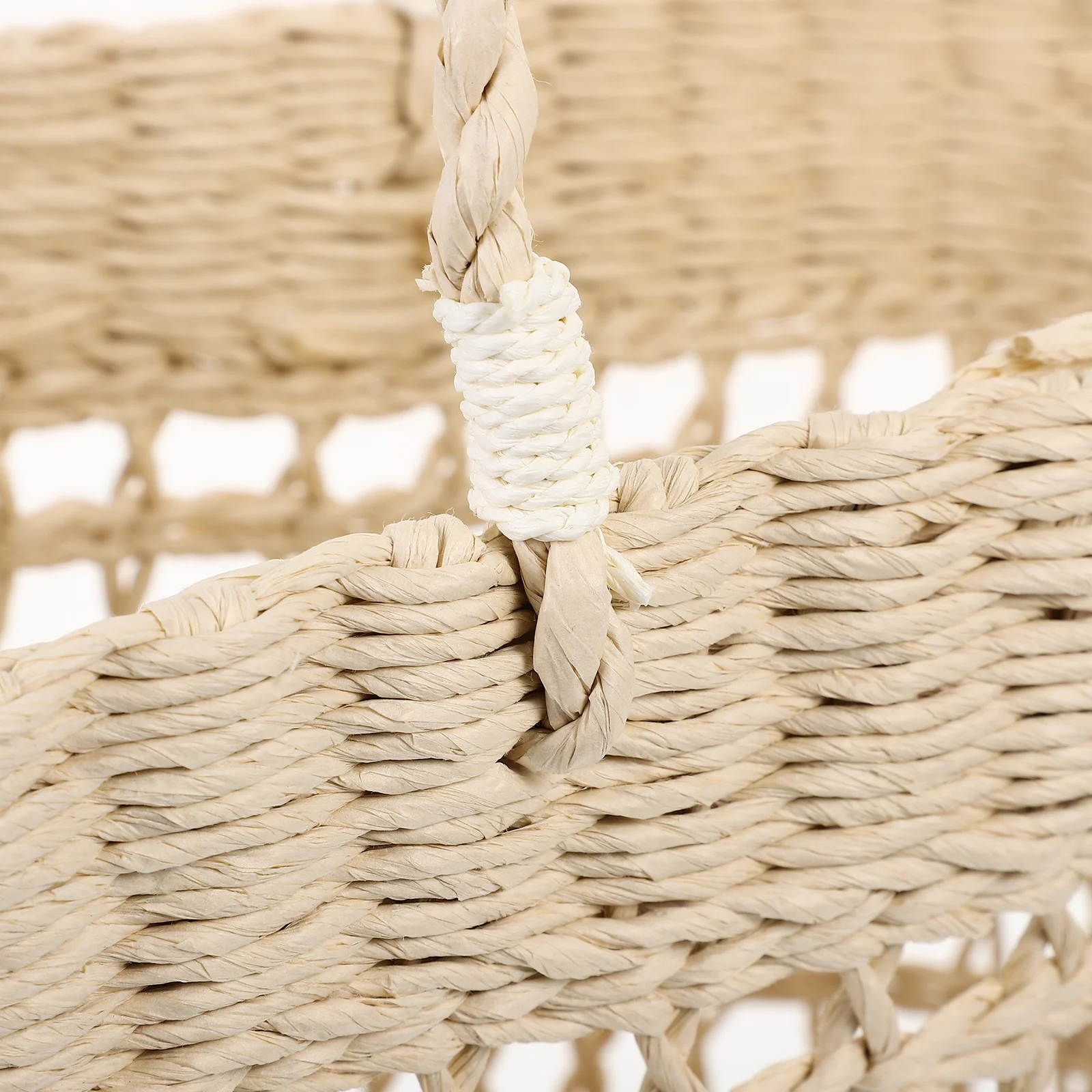 

Hollow Woven Handbag Summer Beach Bag for Women Large Capacity Lightweight Outdoor Tote Trendy Summer Bag Woven Beach Tote