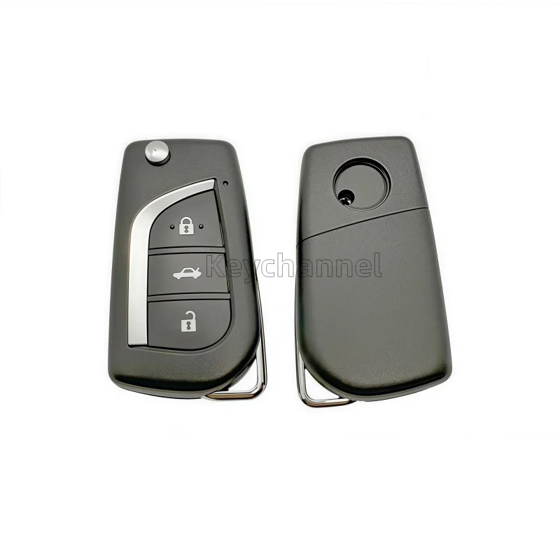 1PCS 3 Button Car Key Shell Xhorse KD B13 Remote Case VVDI XKTO00EN Remote Shell for Xhorse KEYDIY Remote Case No Key Blade