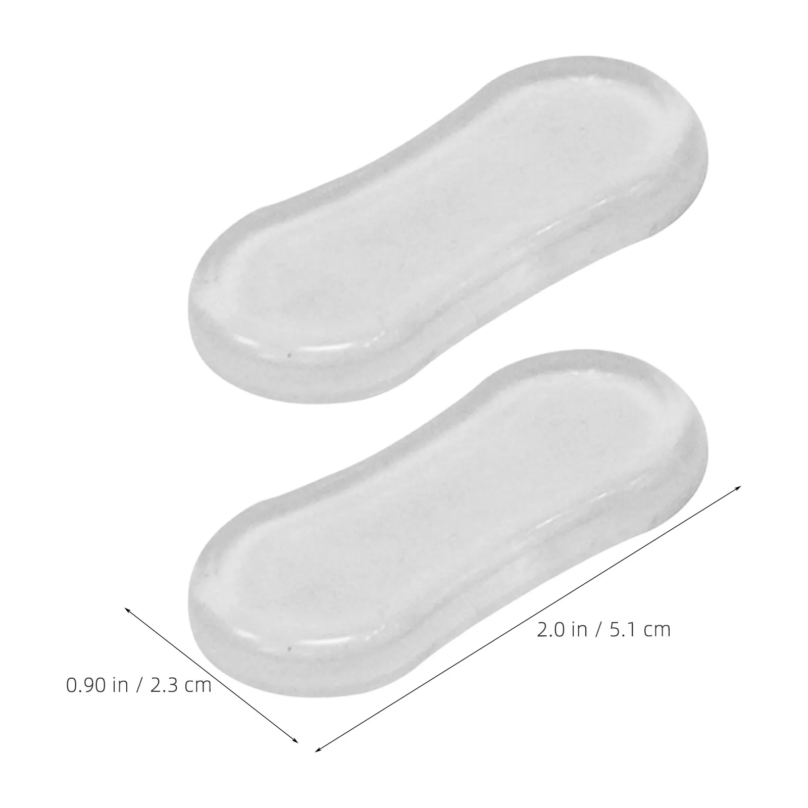 40pcs Transparent Silicone Toilet Seat Bumpers – Universal Adhesive Buffer Pads for Noise Reduction & Anti-Collision