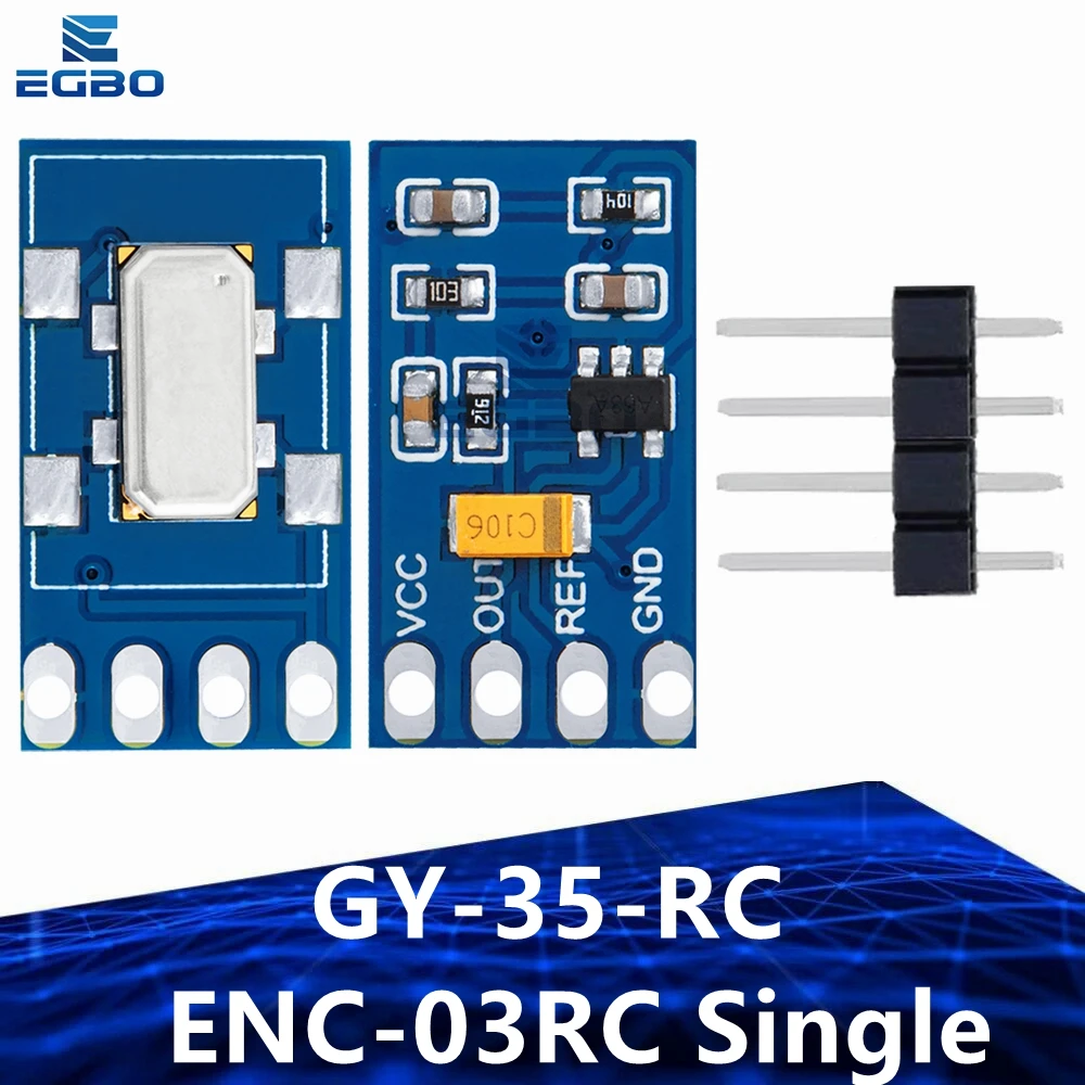 EGBO GY-35-RC ENC-03RC Single Axis Gyroscope Analog Gyroscope Sensor Module for Arduino