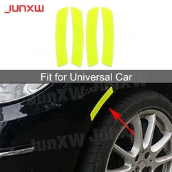 Car Bumper Reflective Warning Strip Stickers Wheel Rim Eyebrow Warn Light Reflector Protective Sticker Scratch Paster Body Kits