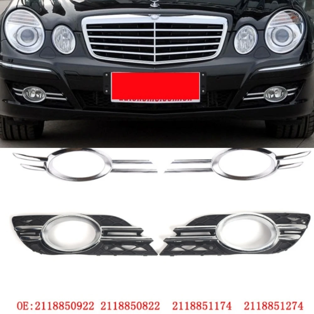 

Решетка противотуманных фар переднего бампера 2118851174 2118851274 2118850922 2118850822 Для Mercedes Benz E-Class W211 2006-2008 гг.