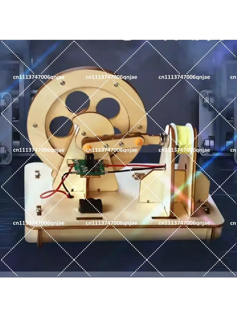 Mini Electromagnetic Engine Model DIY Science Experiment Kit Educational Toy for Kids Gift