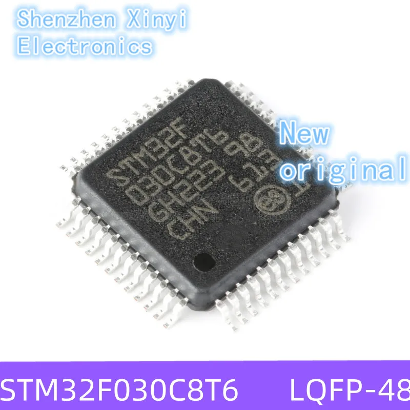 Brand New Original 32F030C8T6 STM32F030C8T6 32F030C STM32F030C8 LQFP-48 ARM Cortex-M0 32-bit microcontroller MCU