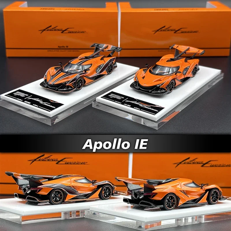 

TPC PEAKO 1:64 Apollo IE Orange Stripe Diecast Diorama Model Collection Miniature Carros Toys