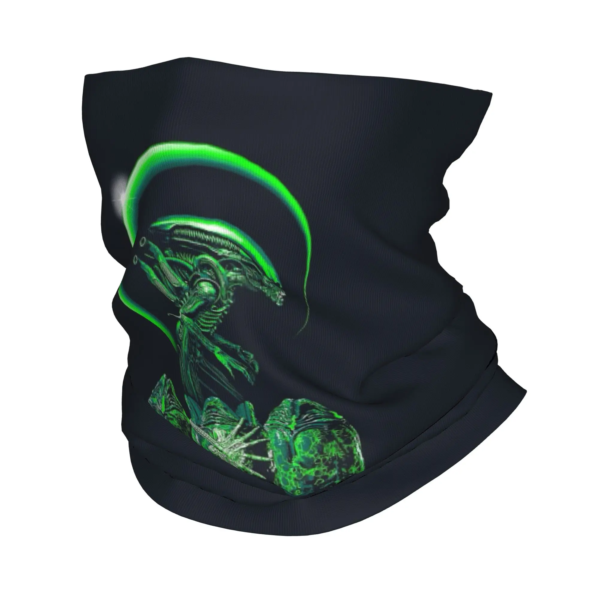 Alien Xenomorph Bandana Neck Gaiter Printed Magic Scarf Multi-use Balaclava Cycling Unisex Adult