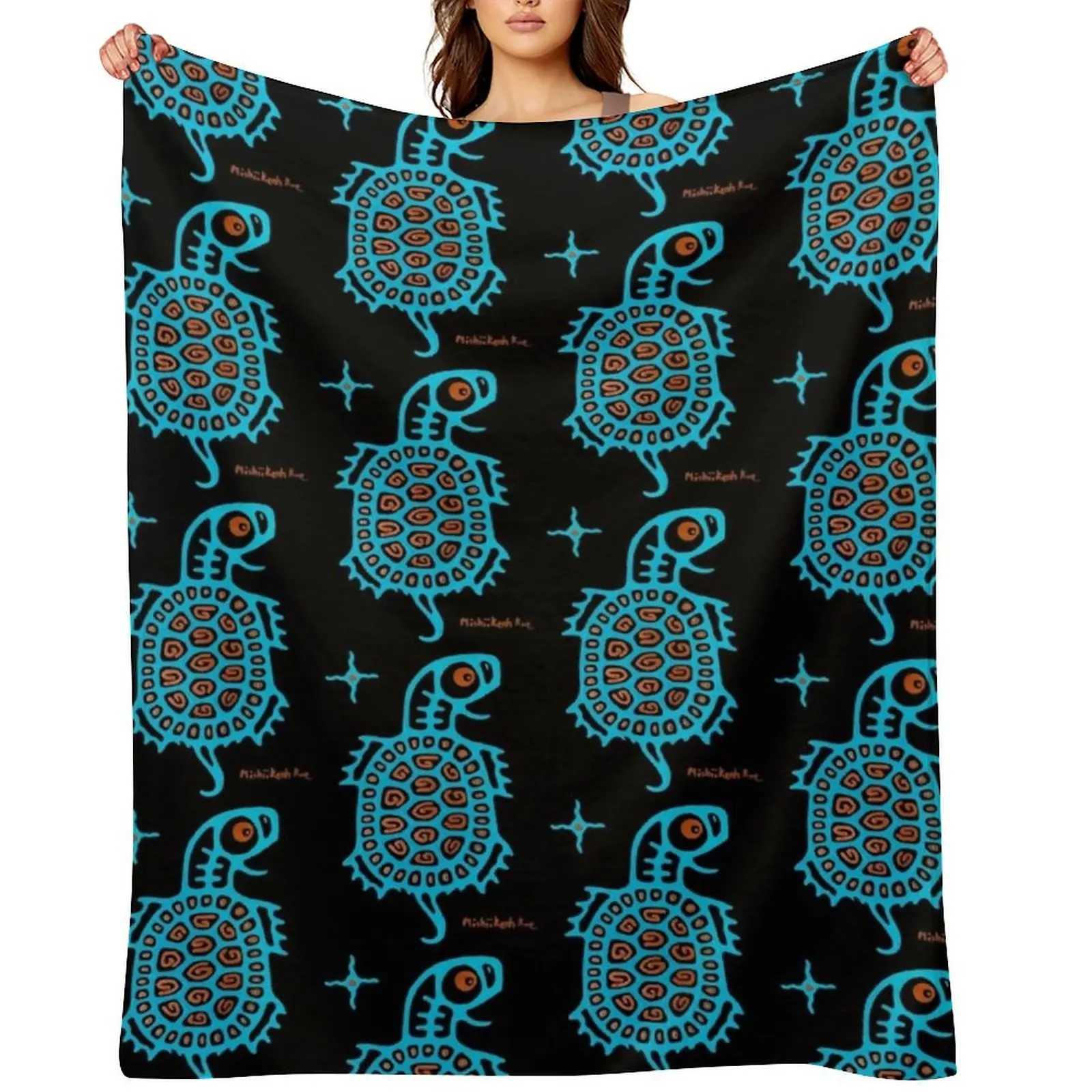 

Mikinaak Throw Blanket Flannel for winter Decorative Sofa Blankets For Baby Blankets