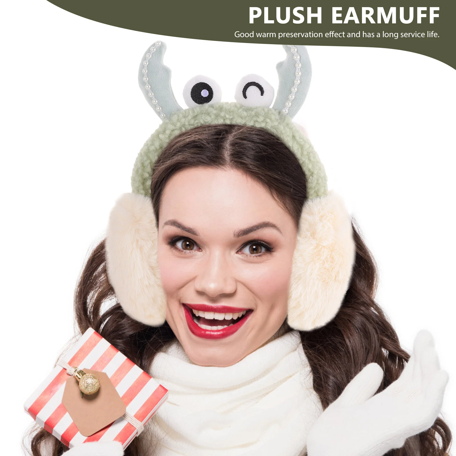 

Skiing Earmuff Outdoor Warmer Winter Cover Muffs Cute Earmuffs for Women Long Service Life Sledding