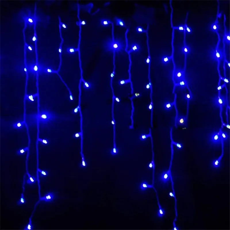 Safety warm white waterproof led Fairy icicle string light for holiday party use