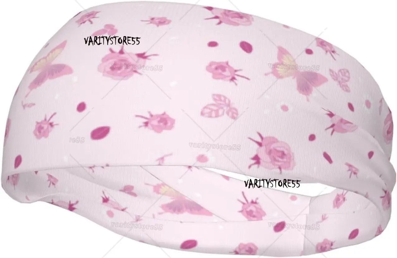

Butterfly Sweatbands for Women Headbands Womens Stretchy Sweatband Cute Headbands for Women