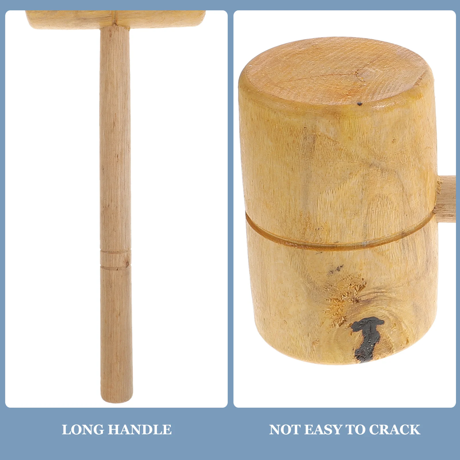 

Wood Hammer Rosewood High Strength Mallet Smooth Surface Firm Handle Stable Structure Practical Woodworking Tools Carpenter