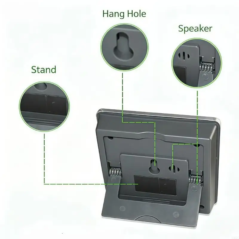 G92C Strong Aluminum Face Timer with Three Mounting Option ABS for Any Location