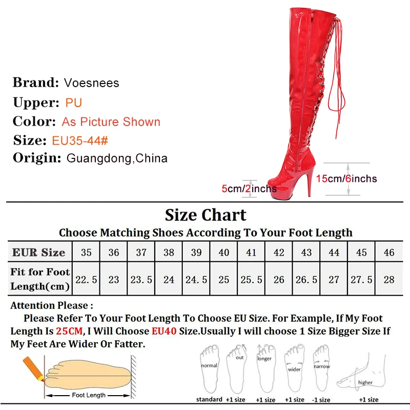 Over-the-Knee Boots 15cm Nightclub Steel Pipe Dance Shoes Hate Sky High Sexy Rivet Tie Platform Model Stage Shoes botas mujer