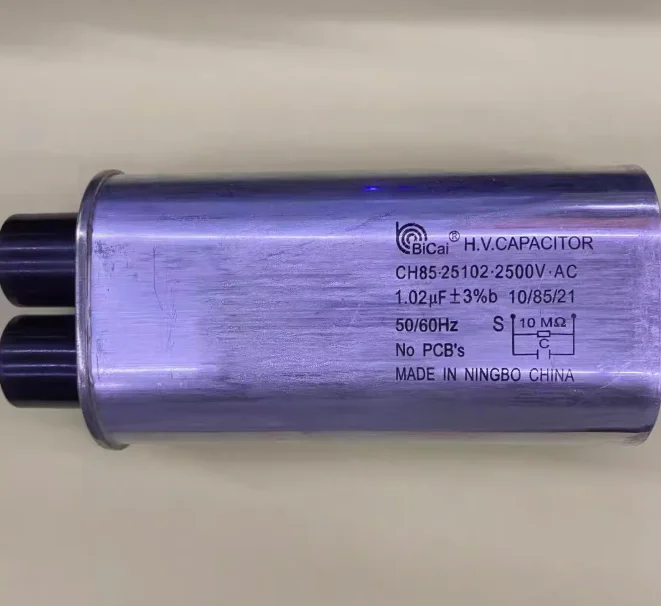 

1 шт. CH85 2500 В Bicai промышленное микроволновое сушильное оборудование конденсатор 1,02 мкФ