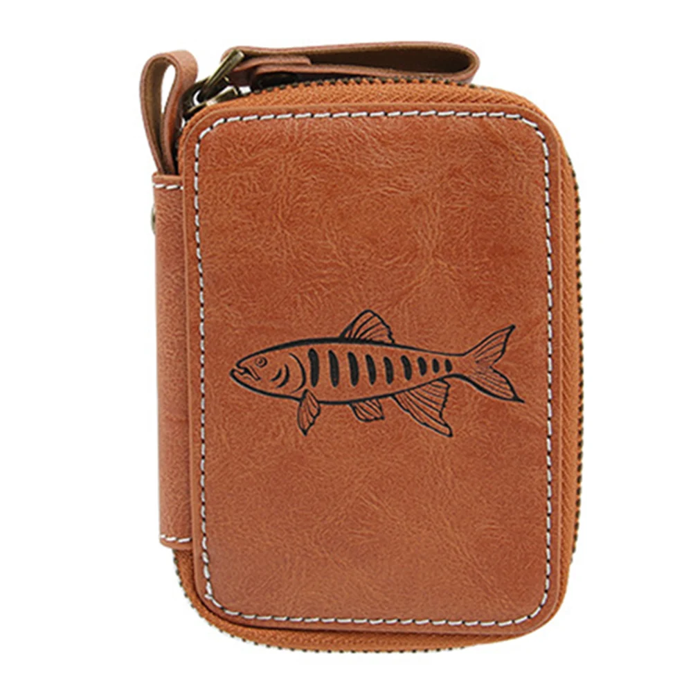 

Double-sided Storage Fishing Lure Storage Partitioned Lure Storage Super Porous Design Waterproof EVA Design Compact Fishing Bag