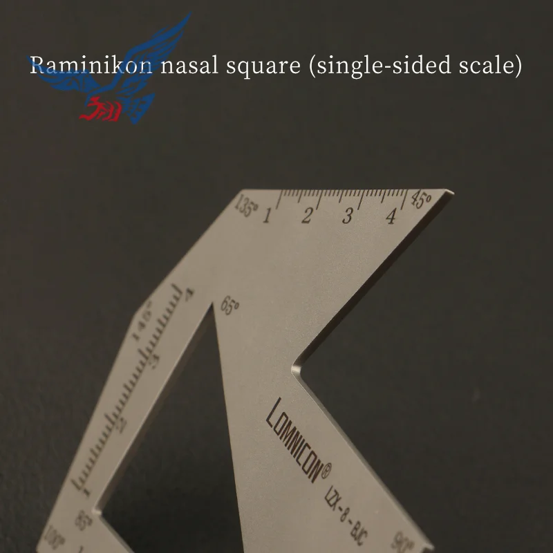 LOMNICON nose measuring the Angle of the nose with an Angle square ruler nasal cosmetic apparatus stainless steel nose square