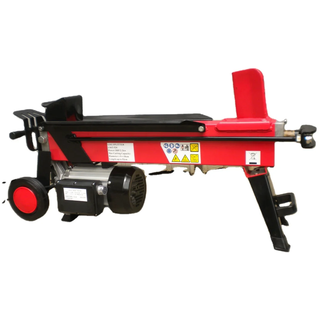 2200 watt 6 ton kinetic log wood splitter electric wood kindling machine CE approved