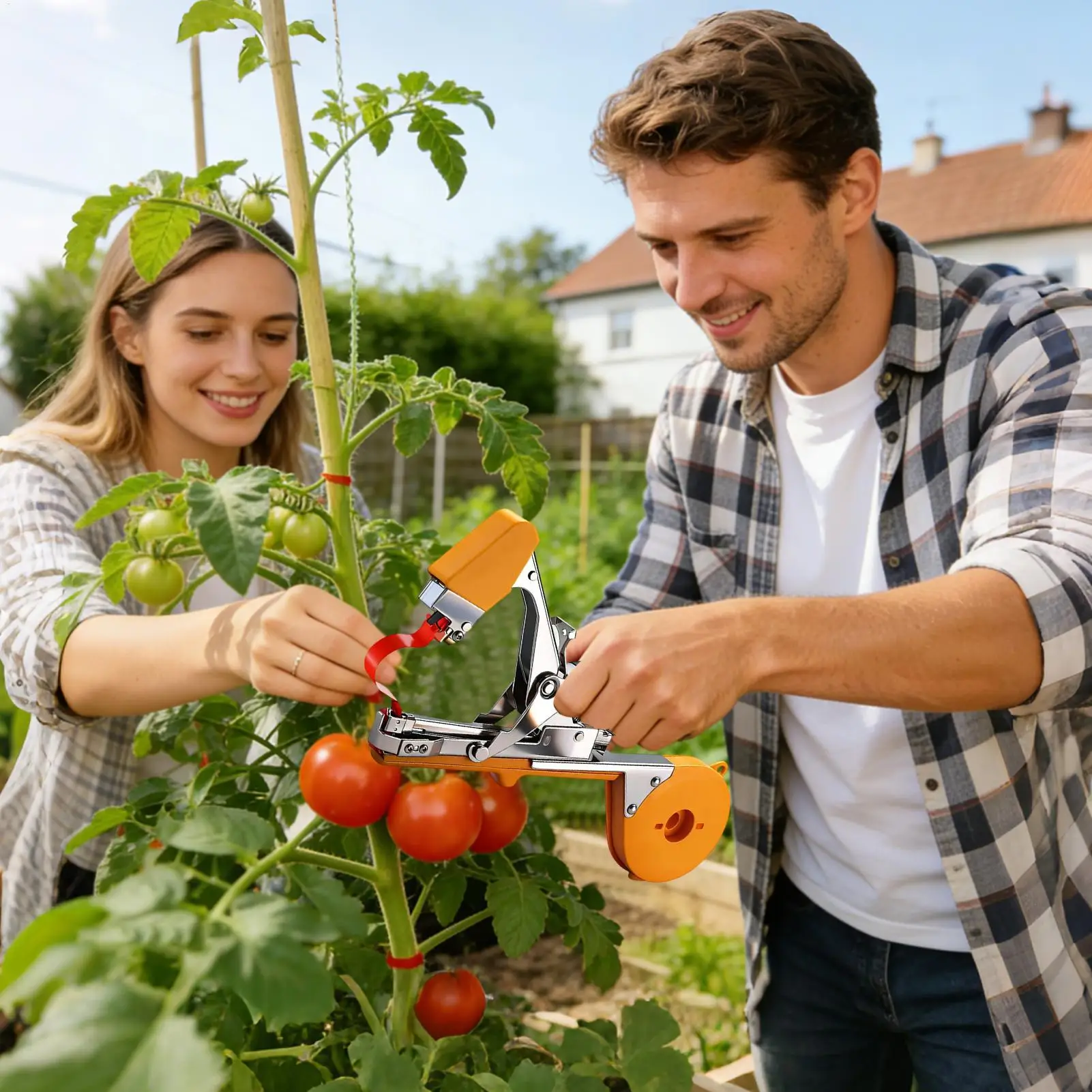 Garden Plant Tying Machine Labor Saving Quick Heavy Duty Professional Binding Machines Garden Tying Tool For Vine Tomato