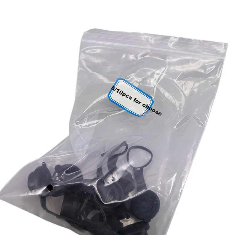 5/10pc Car Cigarette Female Socket Lighter Lid Outlet 12V Outlet Waterproof Cap Dustproof Cover Plug Cap Car Accessories N6