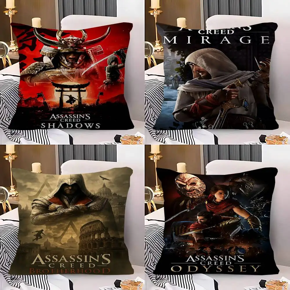 Assassin s Creed Pillow Cushion Cover Pillowcase Living Room Sofa Home Decor Customized