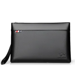 Pochette en cuir de grande capacité pour hommes, sac à main pour téléphone, designer, luxe, marque célèbre, poudres, portefeuille pour garçon, 2022