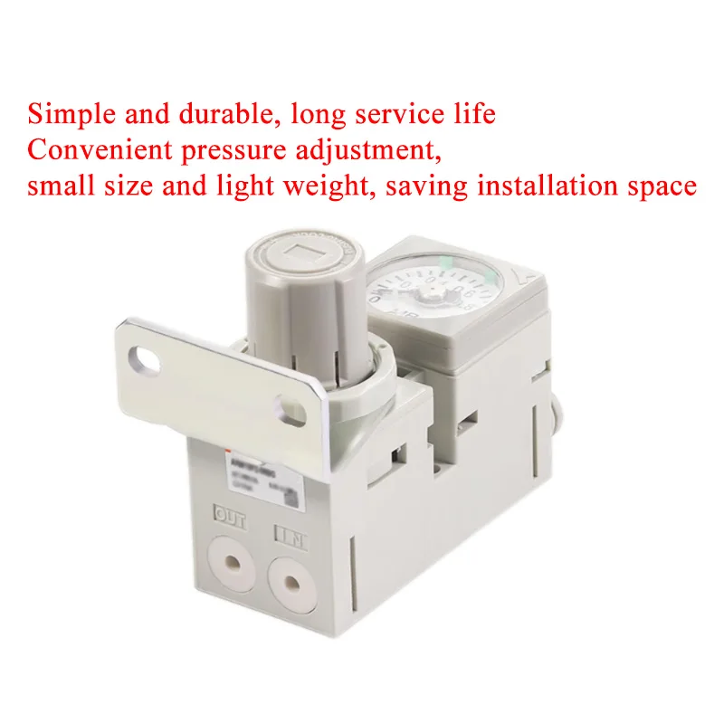 Miniature Pressure Regulating Valve ARM10-10F2 Pneumatic Small Assembly - Compact Size for Precision Pressure Control