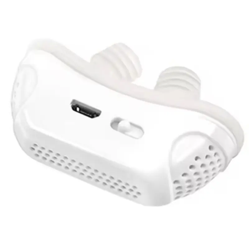 5X Anti Snoring Devices Upgraded Adjustable Wind Speed Electric Snoring Solution Snore Reducing White