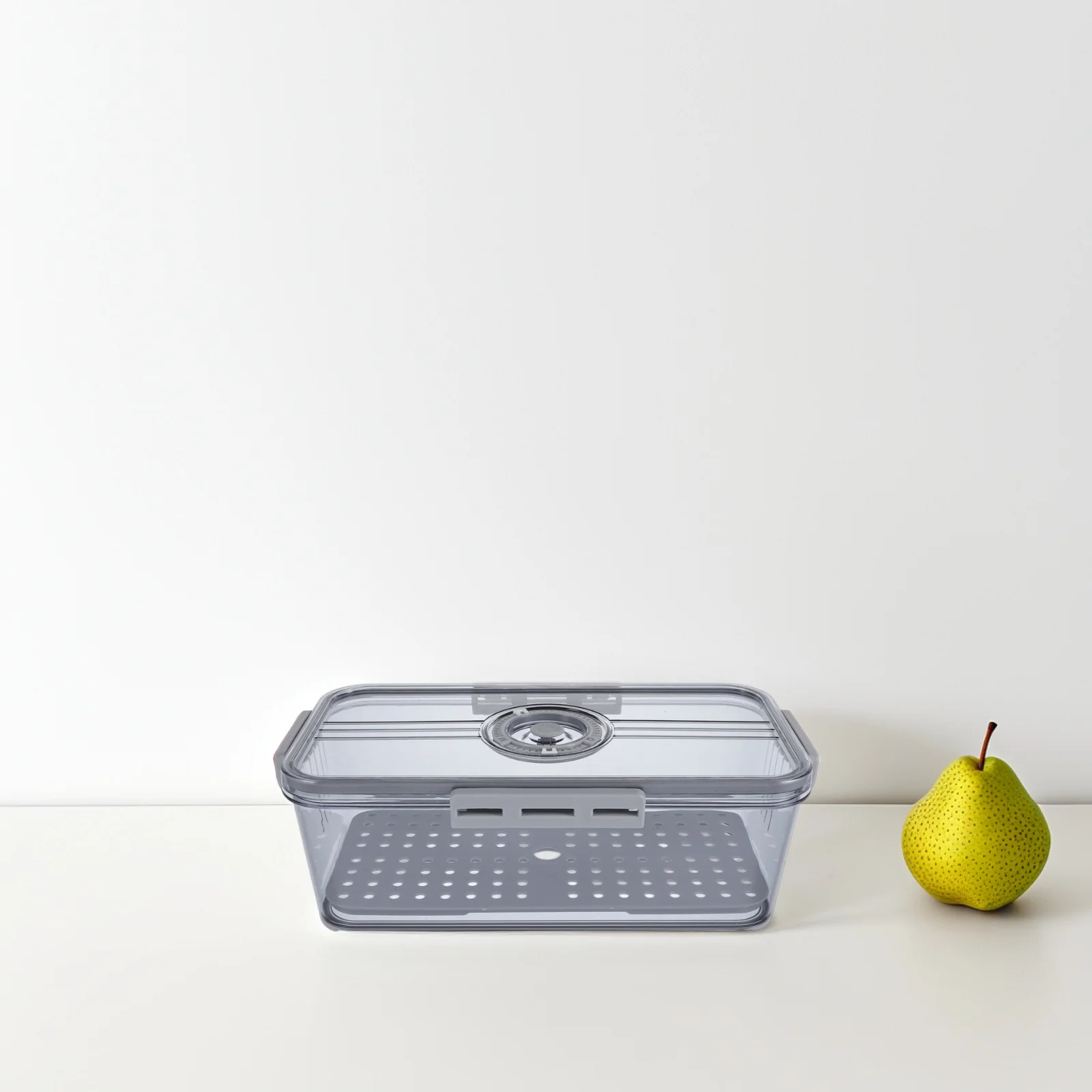 

Bread Storage Box Airtight Containers Large Capacity Moistureproof Sealed Food Bins Fridge Organization Transparent Kitchen