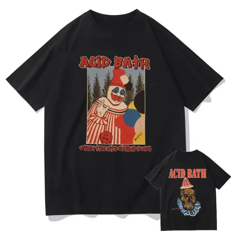 

Acid Bath Kite Line Pop Album Футболка с графическим принтом Мужская летняя футболка в стиле ретро в готическом стиле Мужской хлопковый топ большого размера в стиле хип-хоп