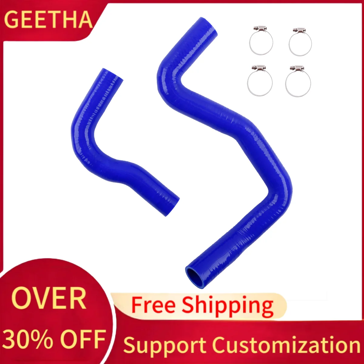 

Silicone Radiator Hoses For 2005 2006 2007 2008 2009 2010 2011 2014 Mitsubishi Triton MN / L200 4D56 2.5L Turbo