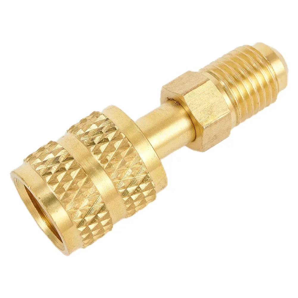 2pcs Brass R410a Adapters Female 5/16\\\