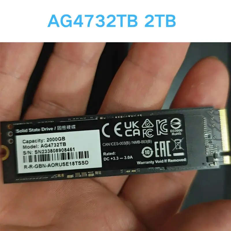 Second hand test OK AG4732TB 2TB Solid State Drive